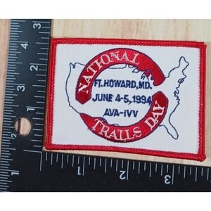NATIONAL TRAILS DAY FT HOWARD MD JUNE 4-5, 1994 AVA-IVV Patch